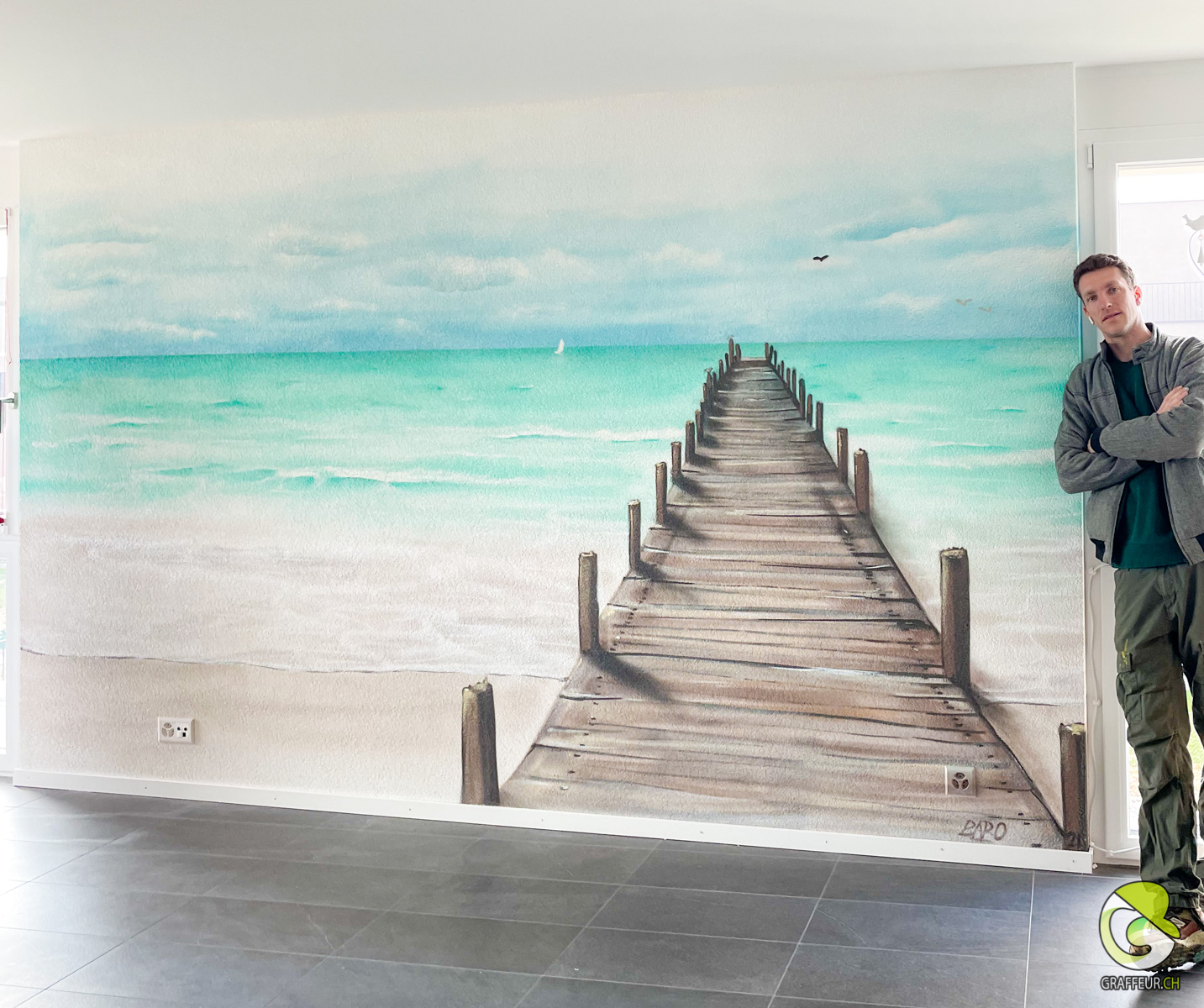 Vue sur la mer…