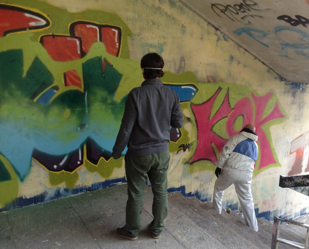 Cours de Graffiti Lausanne - Graffeur kéké & Kok