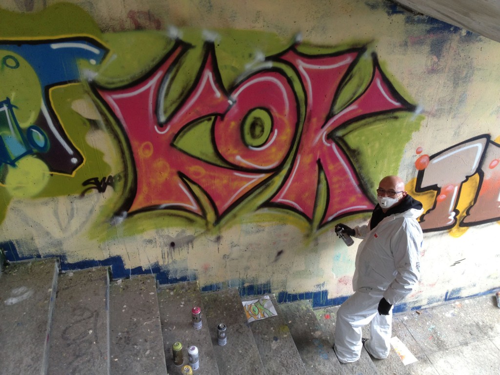 Graff Adulte Lausanne - Graffeur Kok
