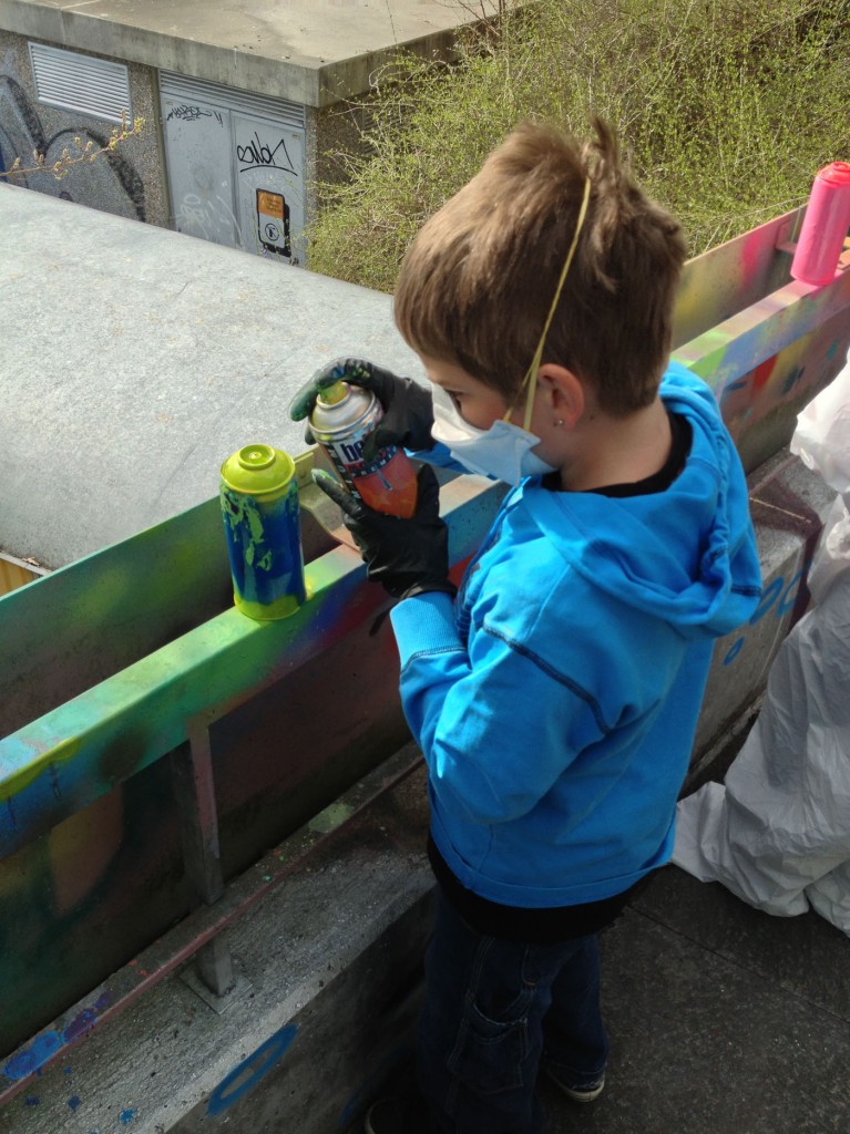 Graffiti Enfant Lausanne - Graffeur Mateo