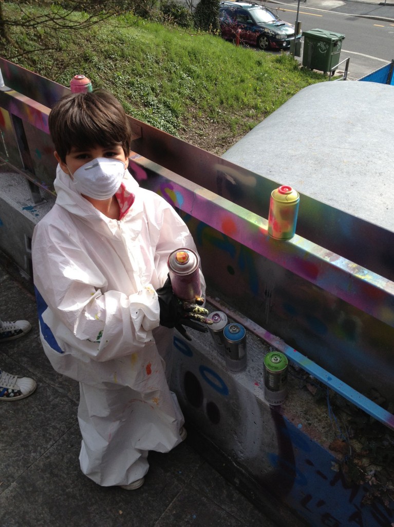 Graffiti Enfant Lausanne - Graffeuse Jado 2