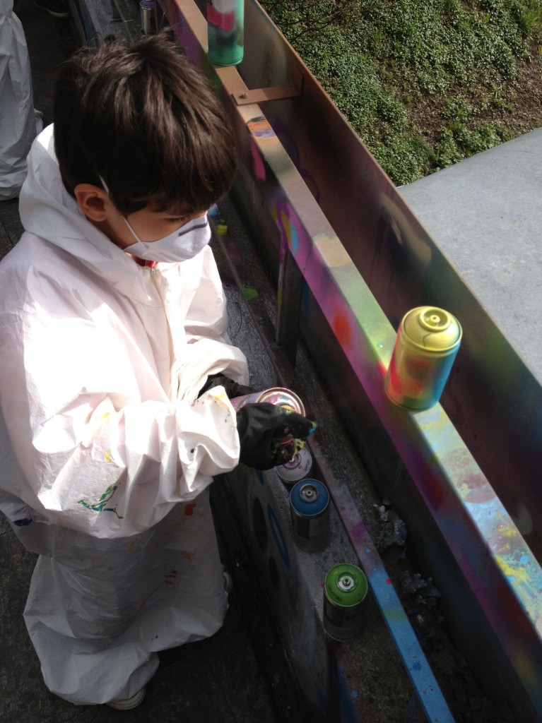 Graffiti Enfant Lausanne - Graffeuse Jado