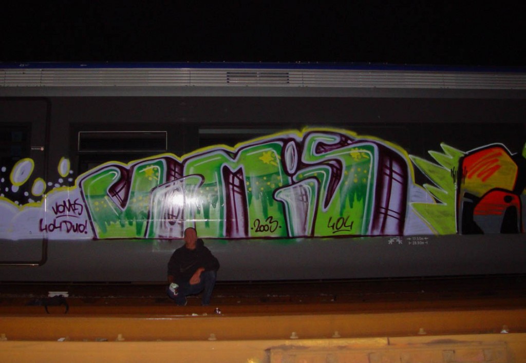 Graffiti-Train-Balaine-Vomis