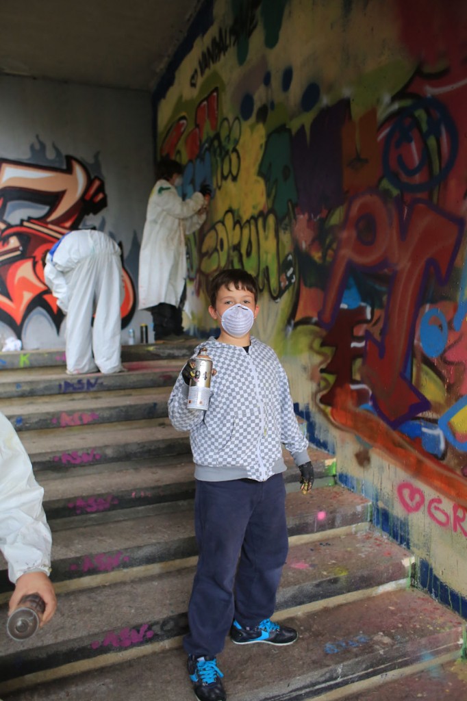 Pixel jeune artiste graffeur