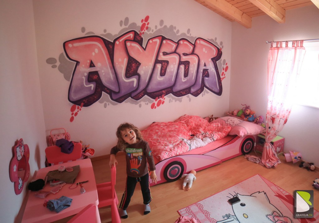 Chambre Graffiti Fille Suisse Valais Alyssa