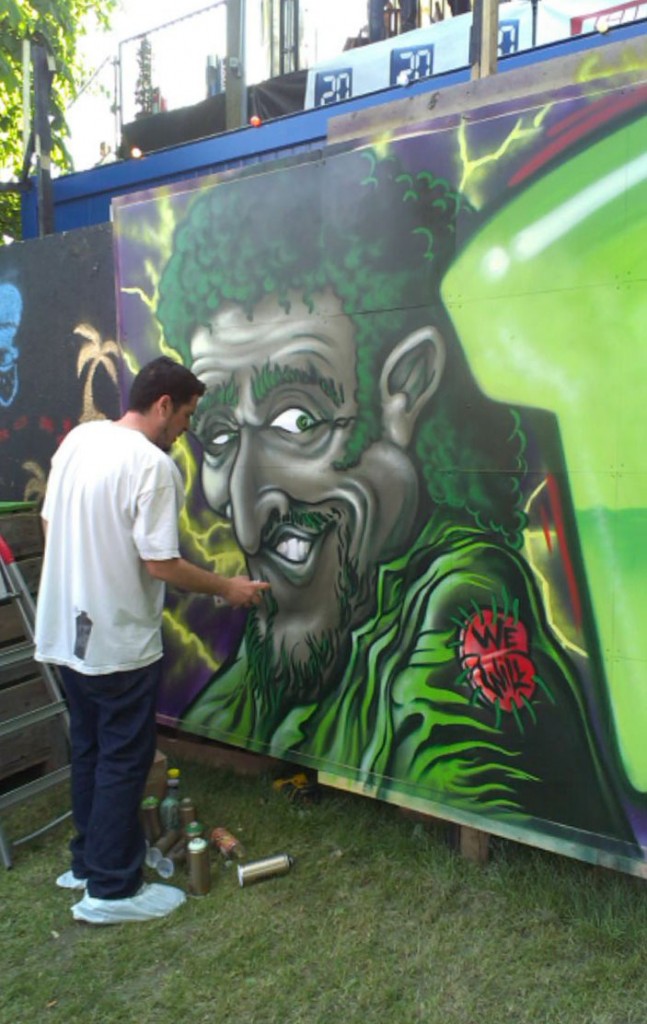 Graffiti Artist Shem Perso Rocker