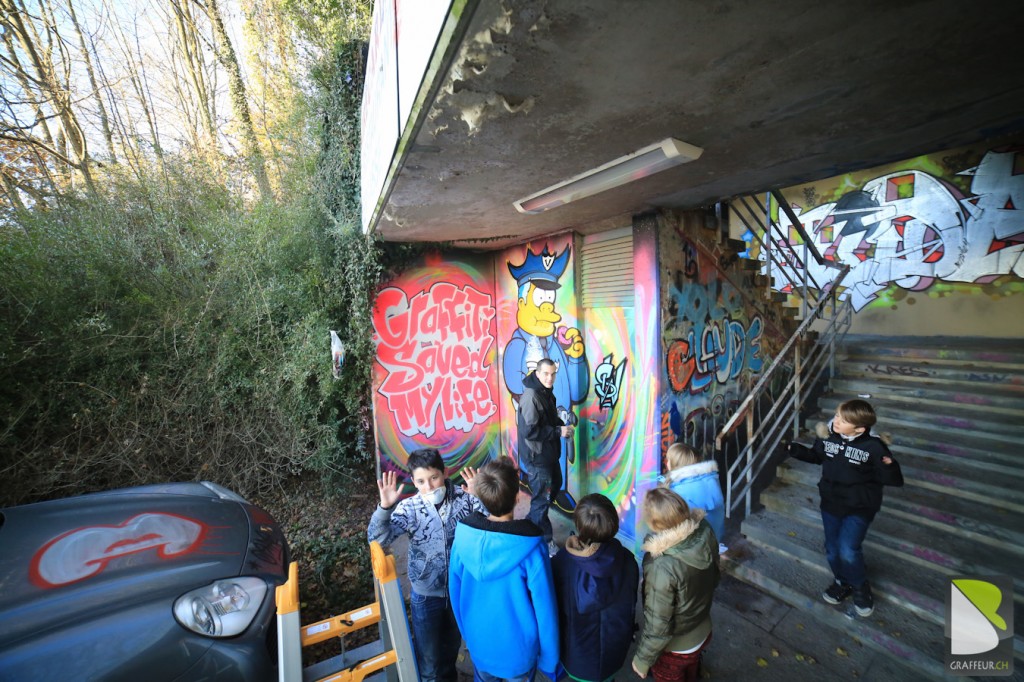 Graffiti Saved my life - Vida Suisse