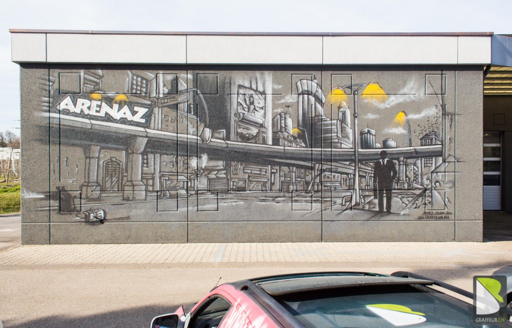 Deco-Garage-graff-voiture-Banksy