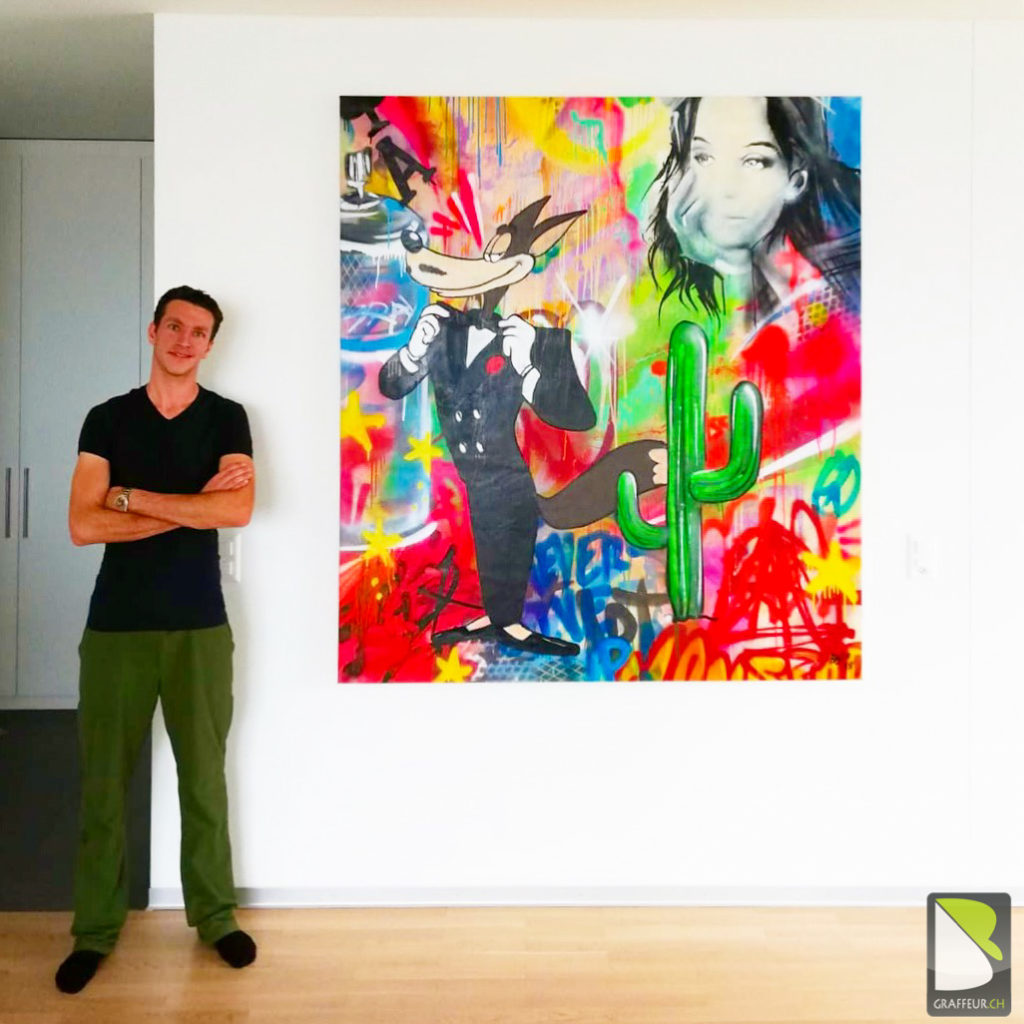 As-de-pique-Tableau-street-art-achat-suisse-artiste-lausanne-Zurich