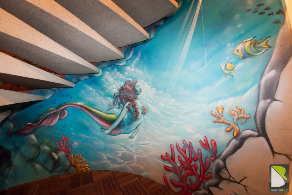 Graffiti-Escalier-decor-sirene-Montreux