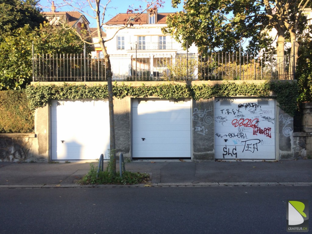 Graffiti Garage Avant Decoration Graff