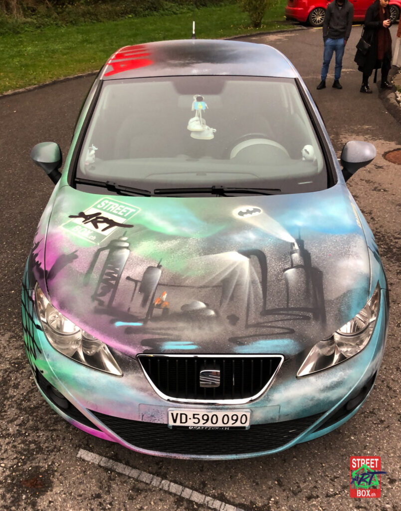 Graffiti-art-on-car-Joker-Harley-Quin-Seat-ibiza-suisse-5