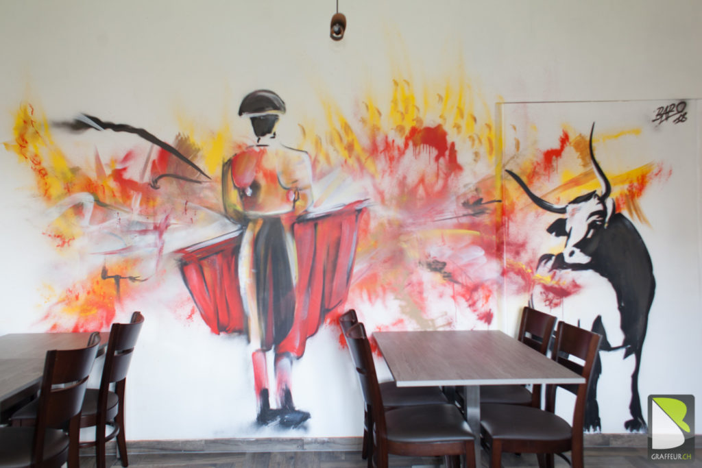 Latinos-bar-Romont-Graffiti-Abstrait-Street-art-Flamenco-Toreador-4