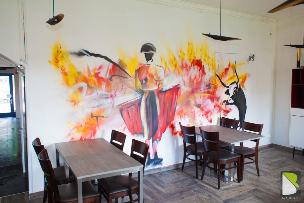 Latinos-bar-Romont-Graffiti-Abstrait-Street-art-Flamenco-Toreador-7