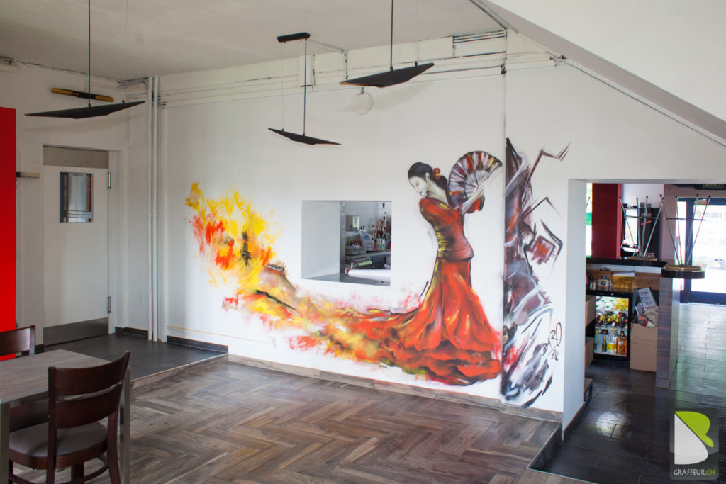 Latinos-bar-Romont-Graffiti-Abstrait-Street-art-Flamenco-Toreador-8
