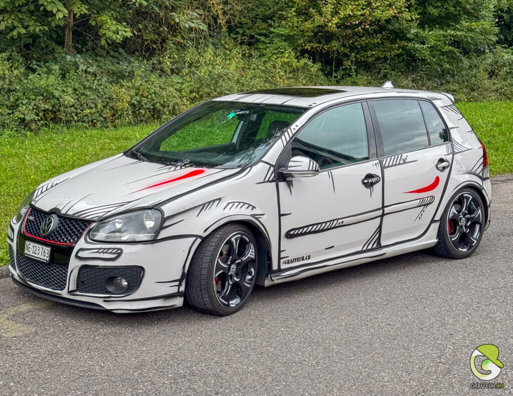 Manga-Bd-golf-Gti-Noir-Blanc-Graffeur-Lausanne-3