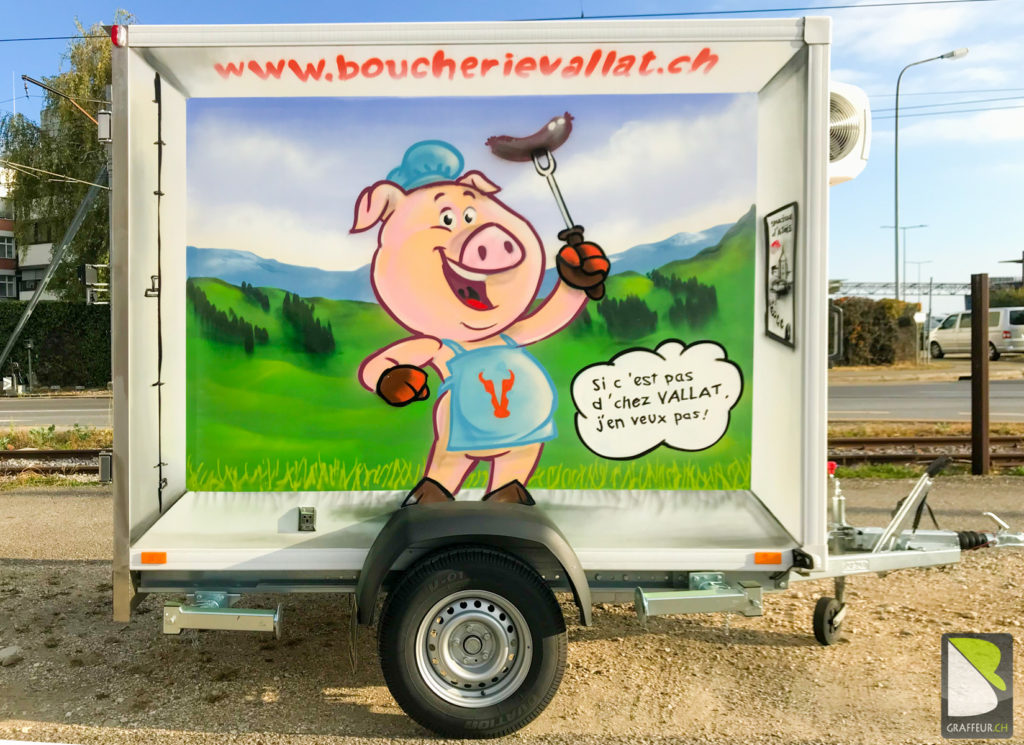 Remorque-frigo-deco-graffiti-boucherie-Vallat-Jura-Graffeur-cochon-2