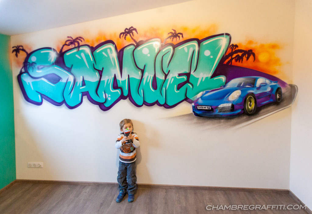 Samuel-Porsche-Graffiti-Chambre-deco-Strasbourg