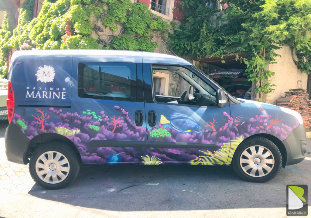 Voiture-Fond-Marin-Underwater-Graffiti-Marine-Maximum-Aquarium-4