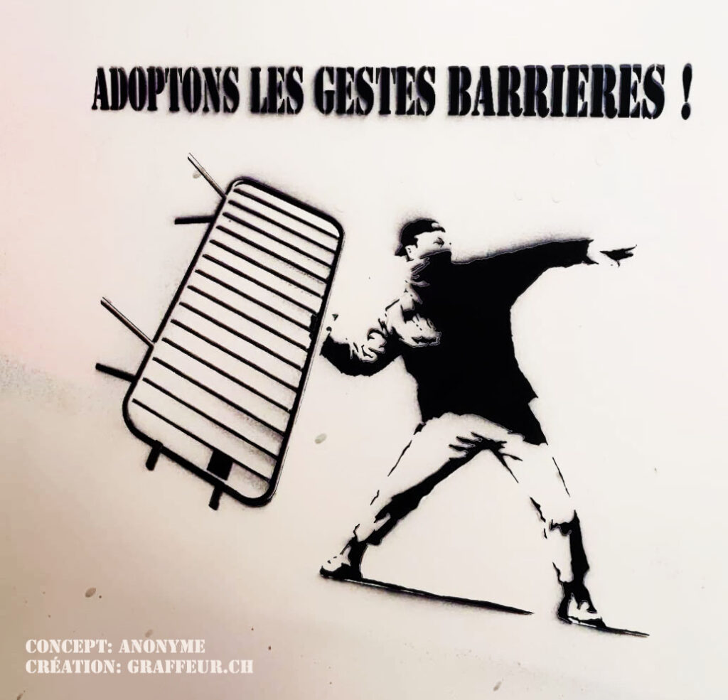 adoptons-les-gestes-barrieres-affiche-detournement-street-art-pochoir-baro